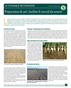 Préparation de sol : faciliter le travail du semoir